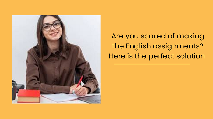 Are you scared of making the English assignments? Here is the perfect solution 